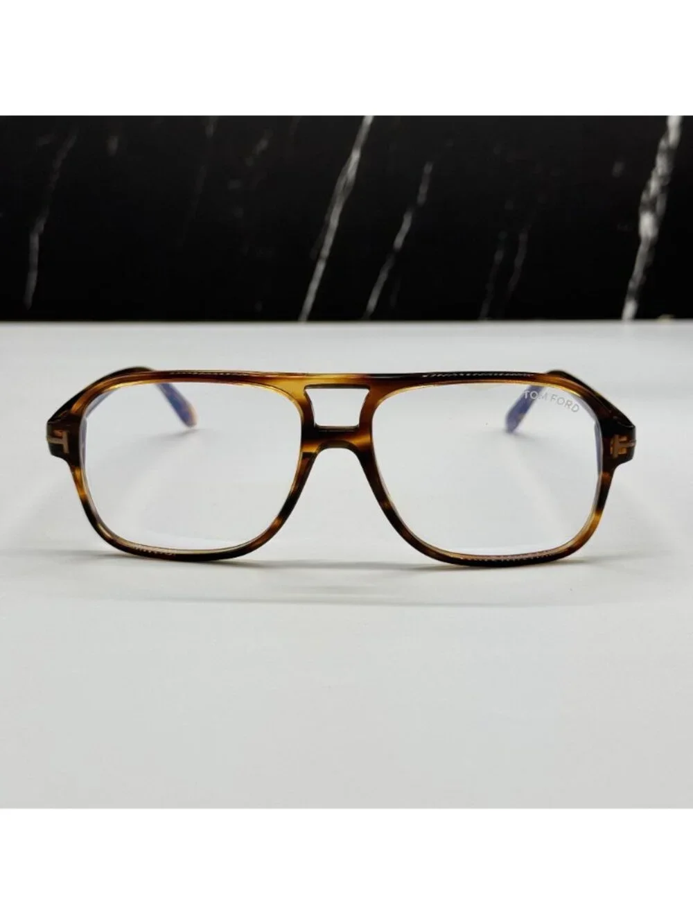 NEW TOM FORD TF6058 055 HAVANA MEN AVIATOR EYEGLASSES TOM FORD FT6058 055